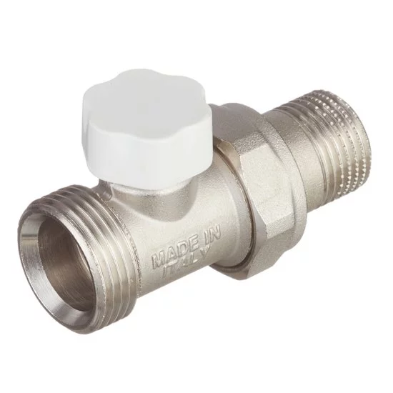 Клапан запорный Stout 1/2 ВР(г) х 3/4 НР(ш) для радиатора под евроконус (SVL-1196-000015)