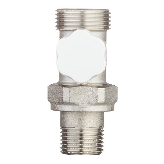 Клапан запорный Stout 1/2 ВР(г) х 3/4 НР(ш) для радиатора под евроконус (SVL-1196-000015)