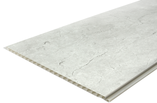 Стеновая панель ПВХ бетон серый 2700x250x5x5 мм 0.675 м²