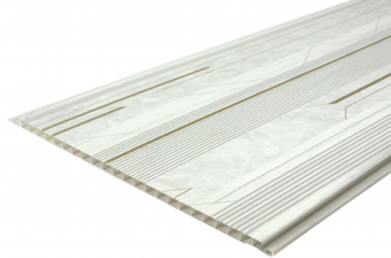 Стеновая панель ПВХ винтаж золотой 2700x250x5x5 мм 0.675 м²