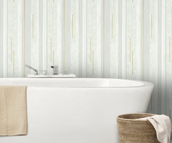 Стеновая панель ПВХ винтаж золотой 2700x250x5x5 мм 0.675 м²