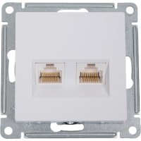 Двойная компьютерная розетка Systeme Electric ATLASDESIGN