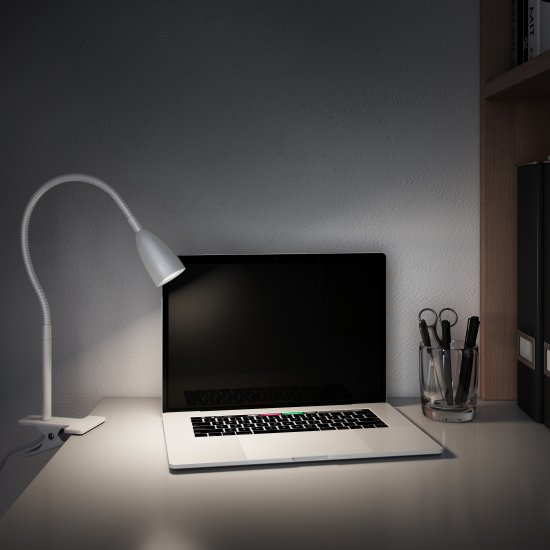 Настольная лампа светодиодная Inspire Gao нейтральный белый свет цвет серый