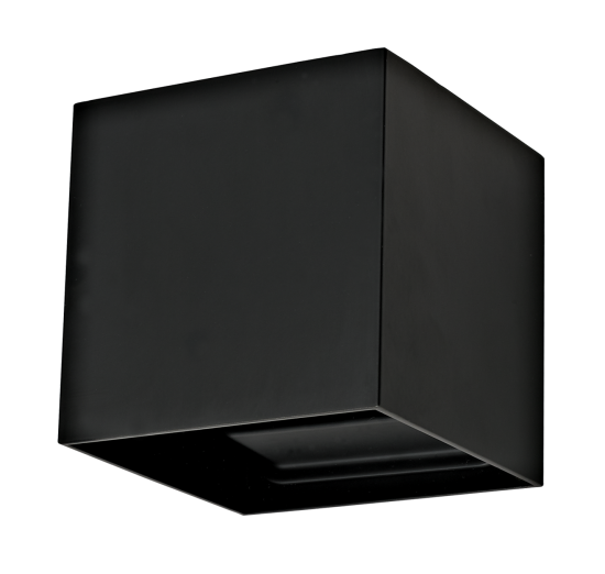 Настенный светильник светодиодный Inspire Kubbo теплый белый свет цвет черный