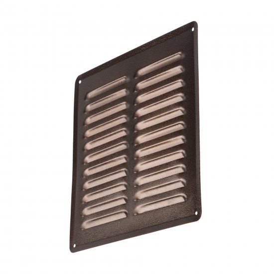 Решетка вентиляционная Ore GM2525B 250x250 металл цвет коричневый
