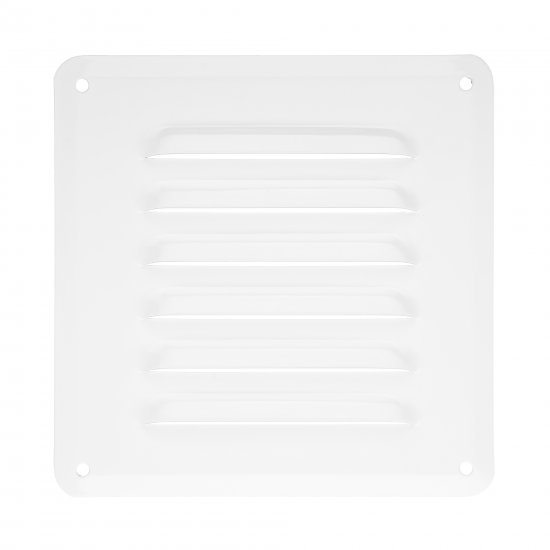 Решетка вентиляционная Ore GM1515W 150x150 мм металл цвет белый