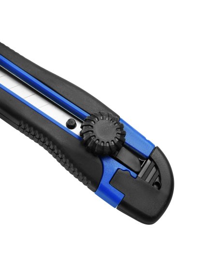 Нож строительный Vertextools 0044-100-18 двухкомпонентный корпус сегментное лезвие 18 мм