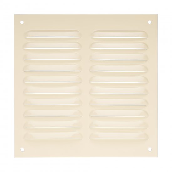 Решетка вентиляционная ORE 195x195 металлическая цвет бежевый