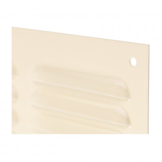 Решетка вентиляционная ORE 195x195 металлическая цвет бежевый