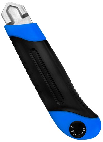 Нож строительный Vertextools 0044-02 двухкомпонентный корпус сегментное лезвие 25 мм