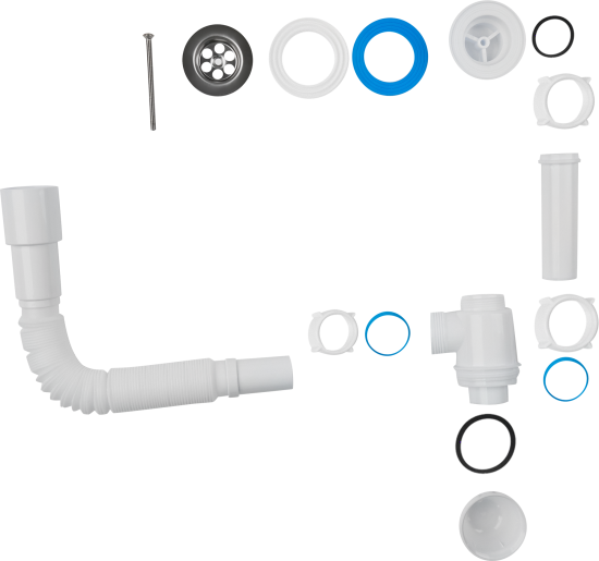 Сифон для раковины АНИ Пласт ø32 мм