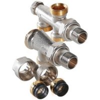 Узел подключения для нижнего подкл. рад. Valtec VT.225K.N.E04100