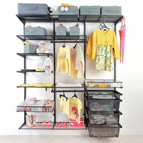 Полка проволочная НСХ 90.3x49.4 см сталь цвет черный