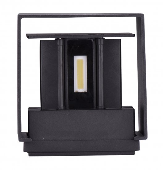Светильник уличный светодиодный Inspire Roxb 6 Вт IP54 квадрат цвет черный накладной нейтральный белый свет