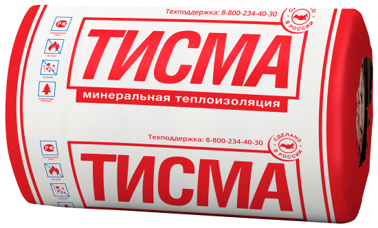 Утеплитель Тисма 50 мм 600x8300 мм 10 м²