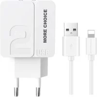 Зарядное устройство для смартфона More Choice NC46i White