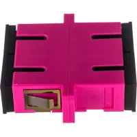 Дуплексный оптический адаптер LANMASTER LAN-2SC-AM-OM4