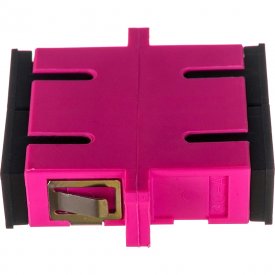 Дуплексный оптический адаптер LANMASTER LAN-2SC-AM-OM4