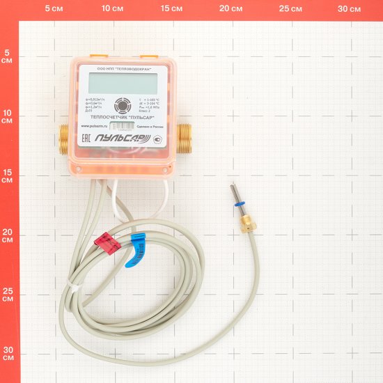 Счетчик тепла Пульсар DN15 110 мм без сгонов