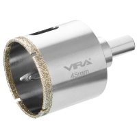 Коронка алмазная по керамограниту и керамике Vira 45 мм