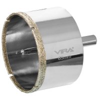 Коронка алмазная по керамограниту и керамике Vira 65 мм