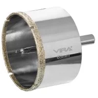 Коронка алмазная по керамограниту и керамике Vira 65 мм