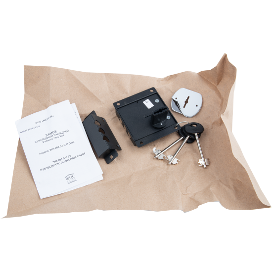 Замок накладной сувальдный ЗН4 800.0.0, цвет серебристый