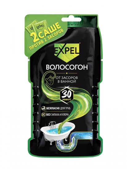 Средство для устранения засоров от волос Expel 100 г
