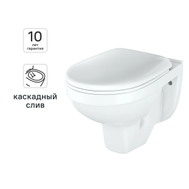 Унитаз подвесной Rosa Рио Люкс с сиденьем микролифт