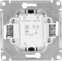 Переключатель встраиваемый Systeme Electric Glossa СХ6 1 клавиша цвет графит