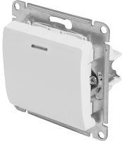 Выключатель встраиваемый Systeme Electric Glossa СХ1А 1 клавиша цвет молочный