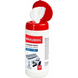 Чистящие салфетки BRAUBERG Power Clean