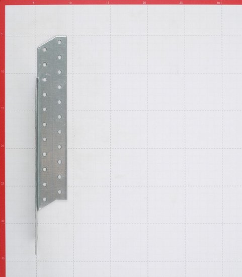 Держатель балки левый оцинкованный 290х40х40х2 мм