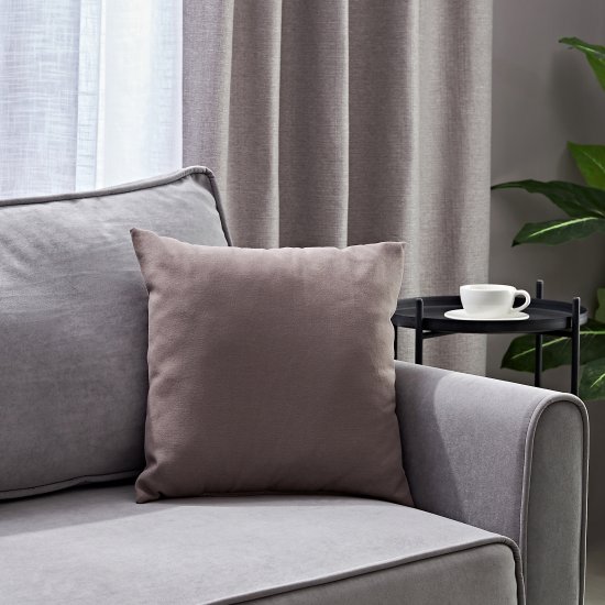 Подушка Inspire Pharell 40x40 см цвет серо-коричневый Fossil 3