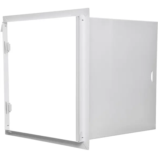 Люк ревизионный открытого типа ЛсИС ЛТ металл цвет белый 50x50 см