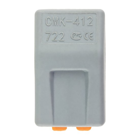 Клеммы соединительные монтажные с рычажком Duwi СМК 222-412 2-проводные 4мм² серые 20шт 26621 1