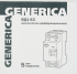 УЗО Generica ВД1-63 2P 25 A 30 мА 4.5 кА AC