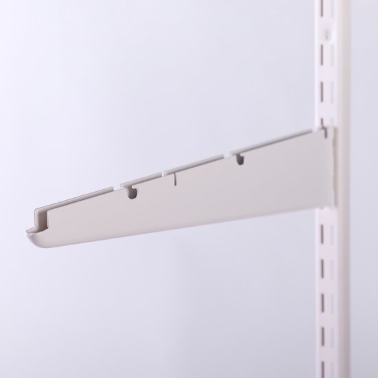 Кронштейн для полок Larvij 43.4 см нагрузка до 60 кг цвет магнолия