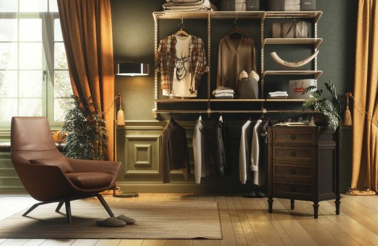 Кронштейн для полок Larvij 43.4 см нагрузка до 60 кг цвет магнолия