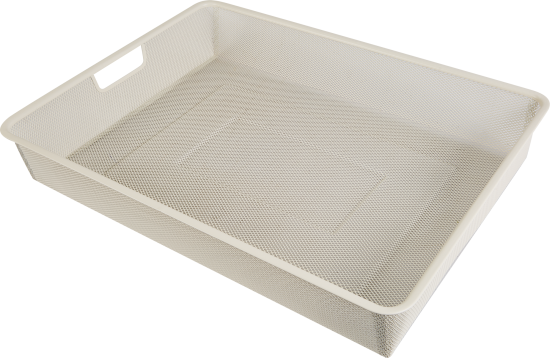 Корзина для системы Larvij 55.5x8x41 см сталь цвет бежевый