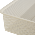 Корзина для системы Larvij 55.5x8x41 см сталь цвет бежевый