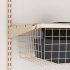 Корзина для стеллажной рамы Larvij 55.5x18.5x41 см сталь цвет бежевый