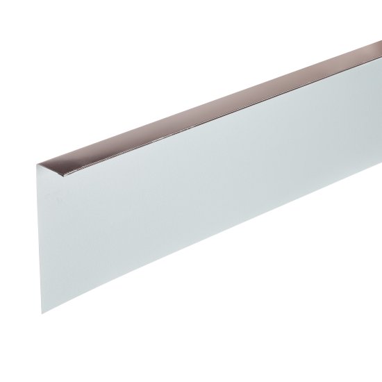 Планка лобовая металлическая Grand Line коричневая RAL 8017 2 м