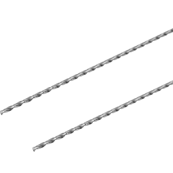 Сверло спиральное по металлу удлиненное HSS Vertextools 3x300 мм, 2 шт.