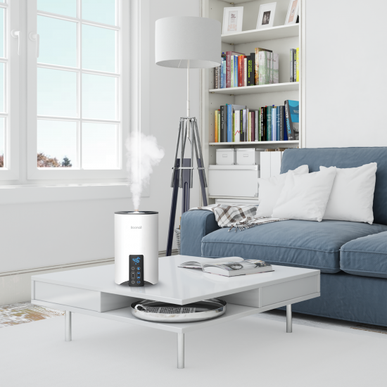 Увлажнитель воздуха ультразвуковой Boonair Ida Smart 3.5 л с аромадиффузором цвет белый