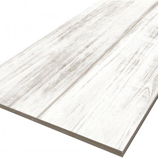 Керамогранит LB Ceramics Клэпборд 19.9x60.3x0.85 см 0.96 м² матовый цвет белый