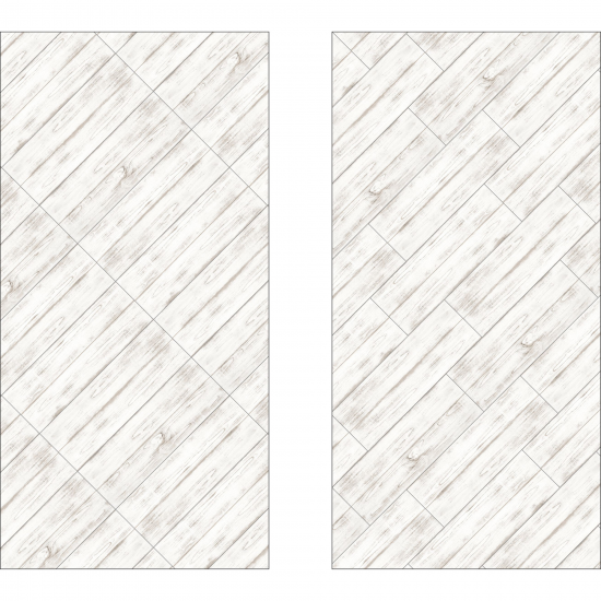 Керамогранит LB Ceramics Клэпборд 19.9x60.3x0.85 см 0.96 м² матовый цвет белый