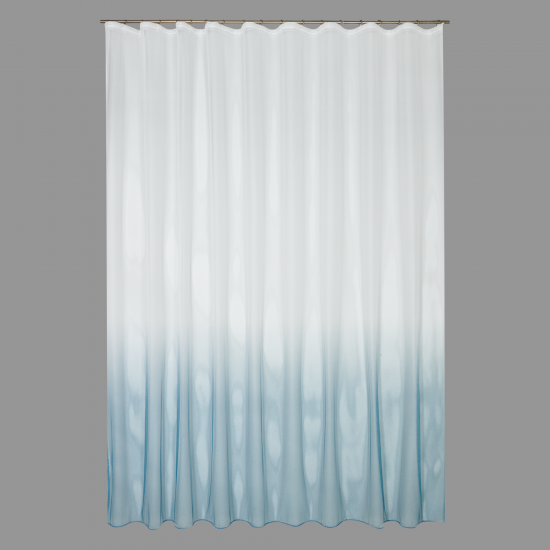 Тюль на ленте Париж 300x280 см цвет морская волна