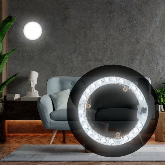 Модуль светодиодный Apeyron круглый 230В 18Вт 1620Лм нейтральный белый свет