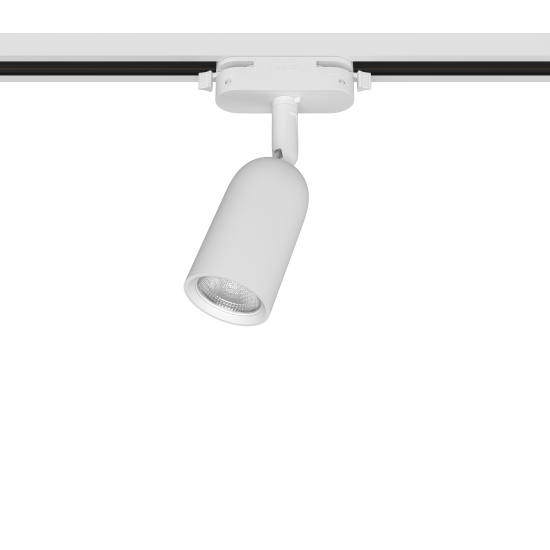 Трековый светильник спот поворотный Ritter Artline 55x87мм под лампу GU10 до 2.6м² пластик цвет белый